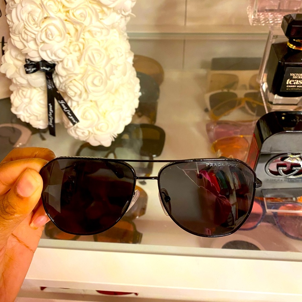 PRADA AVIATOR SUNGLASSES AUTHENTIC